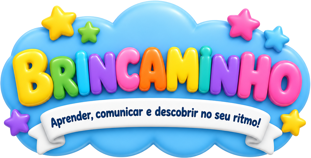 Logo do Brincaminho: aprender, comunicar e descobrir no seu ritmo